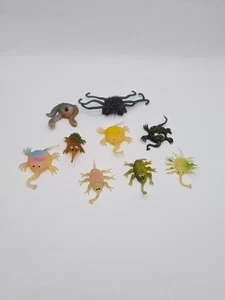 Vintage Ugly Jiggly Jiggler Rubber Monsters Aliens Suction 60 70’s X8 A41 - Picture 1 of 5