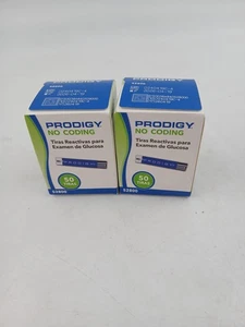 Prodigy Blutzuckerteststreifen ohne Codierung 50 Stück 2 Schachteln 52800 Ablaufdatum 04/26 - Bild 1 von 6