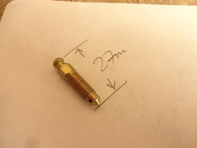 MAFCO ~  1/4" INCH  ~   28 TPI  ~  BLEED SCREW  ~  27MM LONG ~  SELECT QUANTITY  - Image 1 of 1