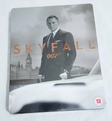 NEW/SEALED JAMES BOND 007 : SKYFALL UK EXCLUSIVE BLURAY / DVD STEELBOOK - Image 1 of 2