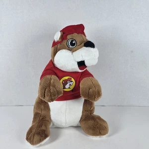 Cappello camicia rosso peluche JAAG Buc-ees castoro mascotte 10” spedizione gratuita - Foto 1 di 8