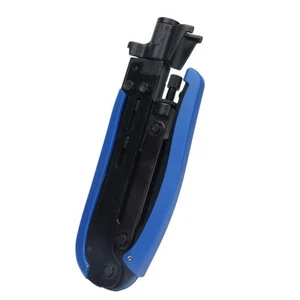 Herramienta de compresión mango cómodo pequeños alicates de prensado de cable coaxial para RG59 - Imagen 1 de 24