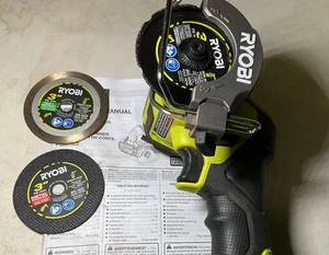 Ryobi PSBCS02B 18V Compact 3in Cut-off Tool W/ Battery,Charger, Carry Bag - Picture 1 of 11