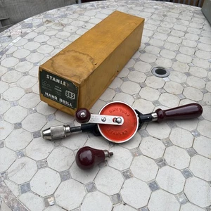 Vintage Stanley Hand Drill with Original Box - Picture 1 of 8