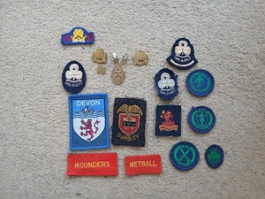 Vintage Girl Guide Abzeichen - Pin Abzeichen, Stoff; 1953, Dursley?, Gloucestershire... - Bild 1 von 5