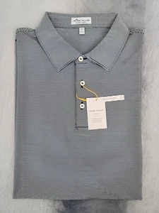 Polo Peter Millar Jubilee Stripe Performance Jersey Uomo Taglia XL Nuova - Foto 1 di 11