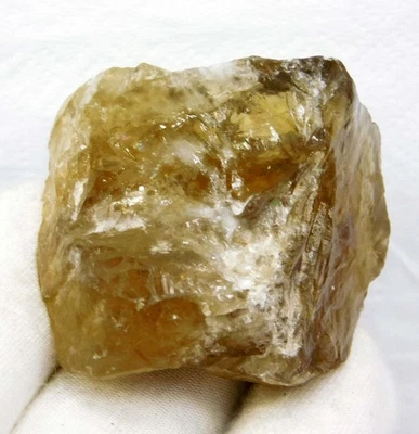 Earth Mined Natural Rough 339.85 Ct Lemon Topaz Uncut Loose Gemstone - Image 1 of 4