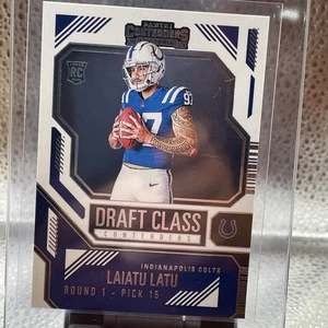 2024 Contenders Football Draft Class Laiatu Latu #24 Indianapolis Colts RC B4 - Picture 1 of 2