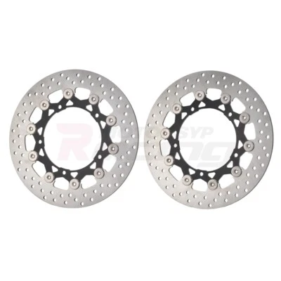 2x Disco de rotores de freno delanteros para Yamaha FZ6 Fzaer 2004-2009 XV1900 Raider 2008-2017 Foto 1 de 3