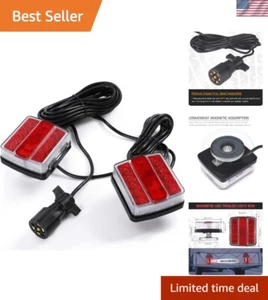 Kit de luces LED magnéticas para remolque impermeable cable de 24 ft 7 pines para barco, remolque - Imagen 1 de 10