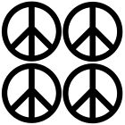 4 X PEACE Symbol Sign Wall Car Art Decal Sticker Vinyl