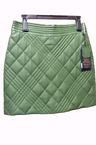 BOD&CHRISTENSEN: MINIROCK AUS LAMMLEDER. KIEFERNGRÜN. GRÖSSE 6 ORG 195 $ SALE 99 $ - Bild 1 von 7