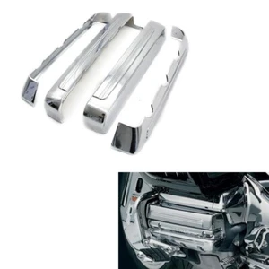For 2001-2017 Honda Goldwing 1800 GL1800 Chrome Lighting Engine Side Valve Cover - Picture 1 of 8