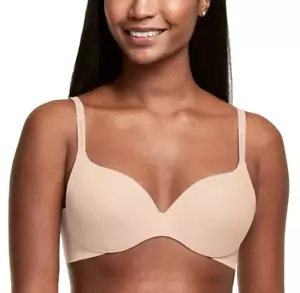 Maidenform Damen Comfort Devotion BH 36C Dreamwire Rückenglättend DM0070 Neu mit Etikett - Bild 1 von 3