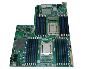 Supermicro X9DRW-3TF+ Rev:1.21 Motherboard w/2x SR0KW Xeon E5-2620 CPU's Working - Picture 1 of 6