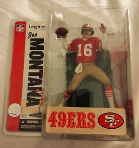 2006 McFarlane NFL Legends Series 2 Joe Montana San Francisco 49ers Red Jersey