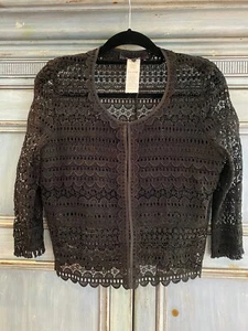 Isabel Marant black crochet jacket/cardigan size 3  - Picture 1 of 5