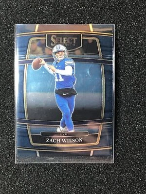 2022 Select Draft Picks Zach Wilson #41 BYU COUGARS Concourse 🏈 - Image 1 of 2