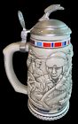Avon 1990 Hommage to American Armed Forces Stein avec paperasse