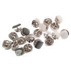  20Pcs Nail Accessories Shirt Brooch Cover Button Pin Safety Buckles DIY-DH