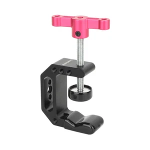 CAMVATE C-clamp Mount w/ 1/4 3/8 Thread fr Camera Monitor/Vidoe Light/Microphone - Picture 1 of 7