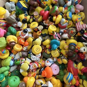 50x Random Mixed Lot Rubber Ducks variety Jeep Rubber Duckies Some Vintage