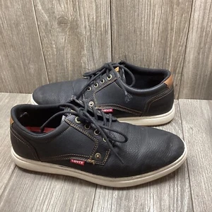 Men's Levi’s Strauss & Co Comfort Shoe Sneakers Black Size 11  Lace Up - Picture 1 of 15