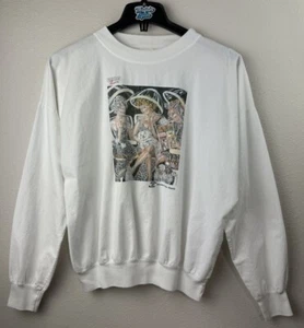 Vintage Large Fashion Passions Beauty Hair Care White Long Sleeve Shirt - Picture 1 of 19