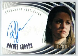 FARSCAPE 2004 THROUGH THE WORMHOLE A44 Rachel Gordon as Lo'Laan AUTOGRAPH