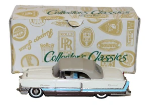 Buby Collectors Classics 1956 Packard Caribbean Conv 1:43 Top Up White Blue MIB - Picture 1 of 7