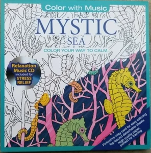 Color With Music Mystic Sea Adult Coloring Book - Picture 1 of 1