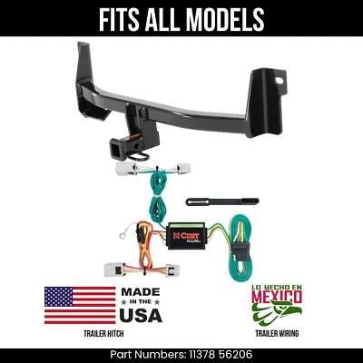 Enganche de remolque para Nissan Versa Note 14-19 + cableado de 4 vías para todos los modelos remolque de corte Foto 1 de 4