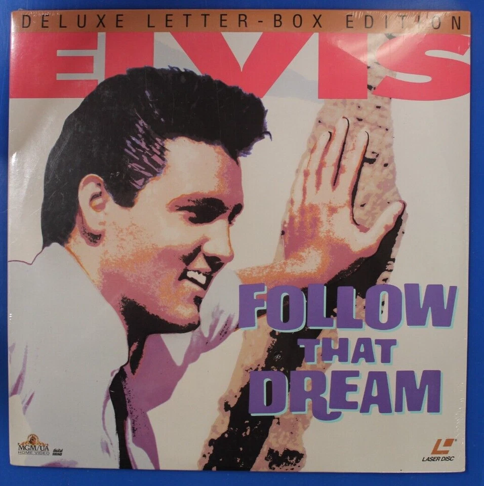 Sealed New Follow That Dream-Elvis Presley Deluxe Letter-Box Laserdisc NOT DVD Foto 1 de 1