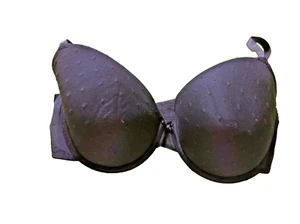 Sujetador camiseta copa lisa sin costuras acolchado uniformemente con aros negro F&F Reino Unido 34D - Imagen 1 de 3