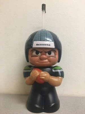 Botella de agua multicolor sin BPA Party Animal TSSE 16 OZ Seattle Seahawks Foto 1 de 3