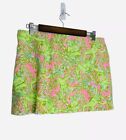 NWT LILLY PULITZER MADISON SKORT, Pelican Pink, Pop Up Chimply Chic, Size LARGE
