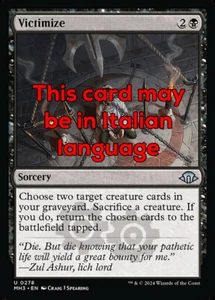 MTG VICTIMIZE FOIL EXC - VESSARE 278 - MH3 - MAGIC - Picture 1 of 1