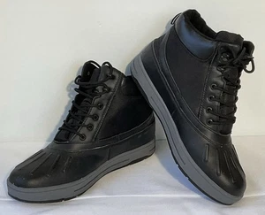Nautica New Bedford Duck Stiefel Herren Größe 13 schwarz Knöchel Schnee Regen wasserdicht - Bild 1 von 8