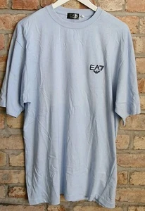 Emporio Armani t-shirt Size 2XL Light Blue - Picture 1 of 3