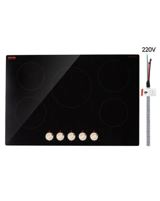 VEVOR◈Induction Cooktop,9200W Electric Countertop Burner,5 Burner Knob Control S - Image 1 of 4