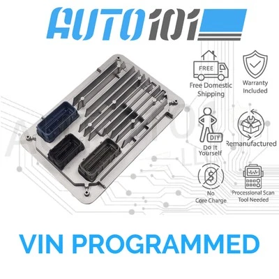 VIN Programmed 2019 Cadillac CT6 Engine Computer ECM 12726508 GM - Image 1 of 3