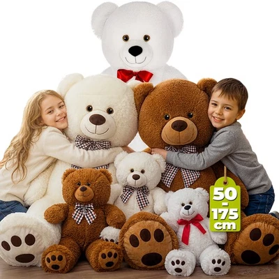 MONZANA® Teddybär Teddy Plüschbär Kuscheltier Groß 50-175cm XL XXL Geschenk - Bild 1 von 4