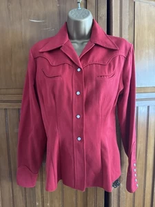 Original 1940s Western Shirt Vaquero Fashions CA Vintage Rockabilly Goodwood - Picture 1 of 11