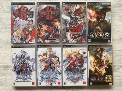 SONY PSP Guilty Gear & Blazblue & Toukiden & Toukiden Kiwami set from Japan - Image 1 of 4