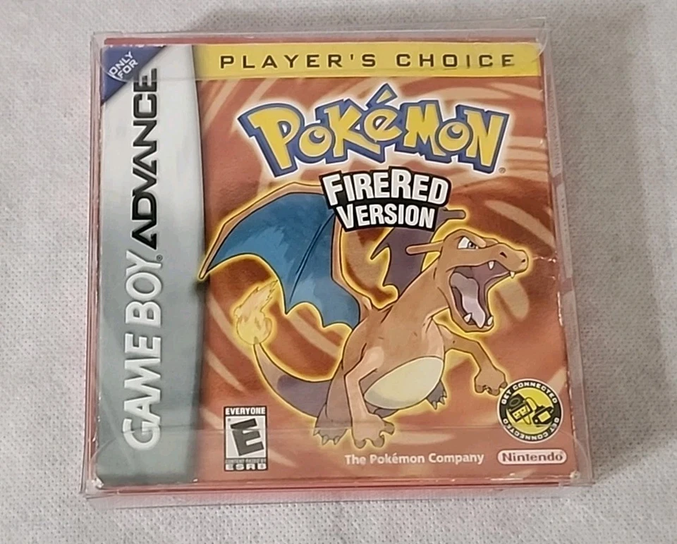 GBA Pokémon Fire Red Version Player's Choice 2004 CIB Authentic with All Inserts - Image 1 of 4