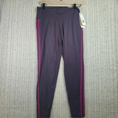 Medias Adidas para mujer grandes púrpura tiro alto 7/8 entrenamiento BT 2.0 3S 78T yoga gimnasio Foto 1 de 4