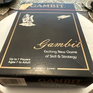 Gambit Box Complete Skill & Strategy Game 1984 VTG - Ramco Board Games - Picture 1 of 7
