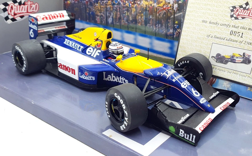 Quartzo 1/18 Scale 18321 - Williams FW14B #6 Grand Prix of South Africa 1992 - Image 1 of 4