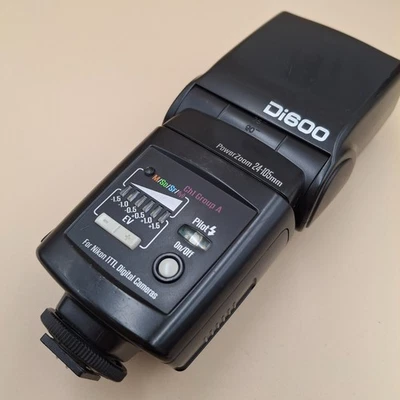 Nissin Digital Di600 Flash Unit Flashgun Nikon ITTL PowerZoom 24-105mm. (refB) - Image 1 of 4