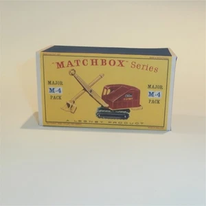Matchbox Major Pack 4 a Ruston Bucyrus Excavator D Style Repro Box - Picture 1 of 4